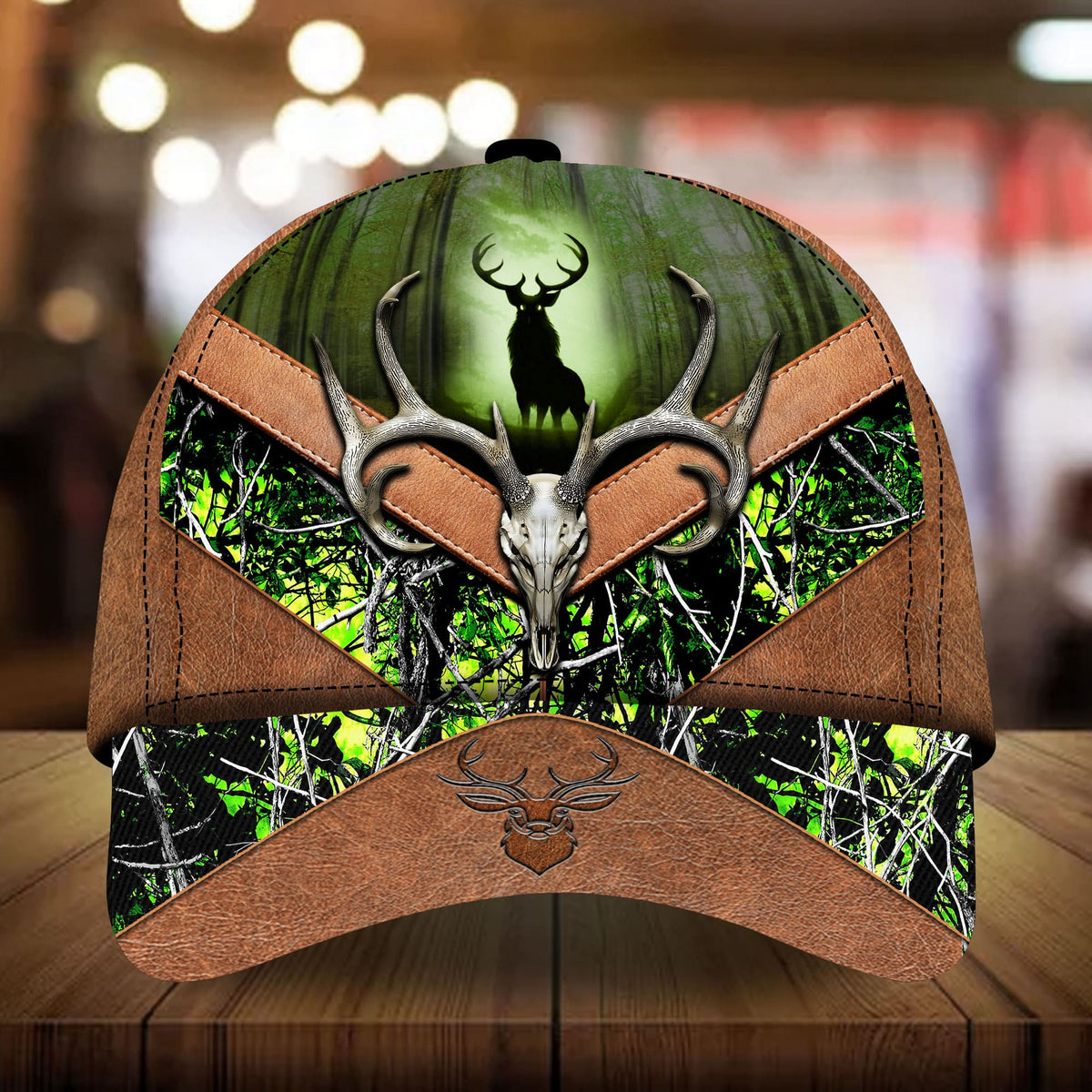 Premium Deer Hunting Leather – Classic Cap