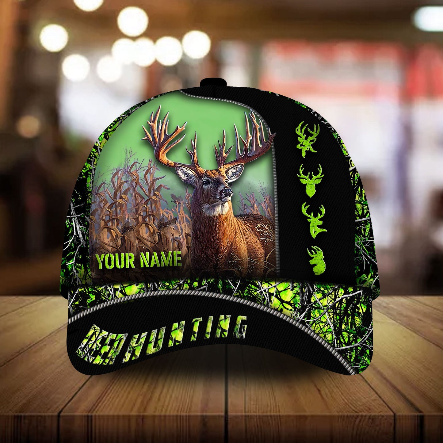Premium Deer Hunting Personalized – Classic Cap
