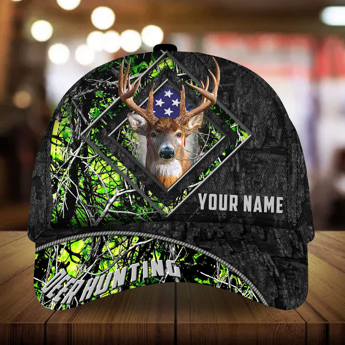 Premium Love Deer Hunting Personalized – Classic Cap