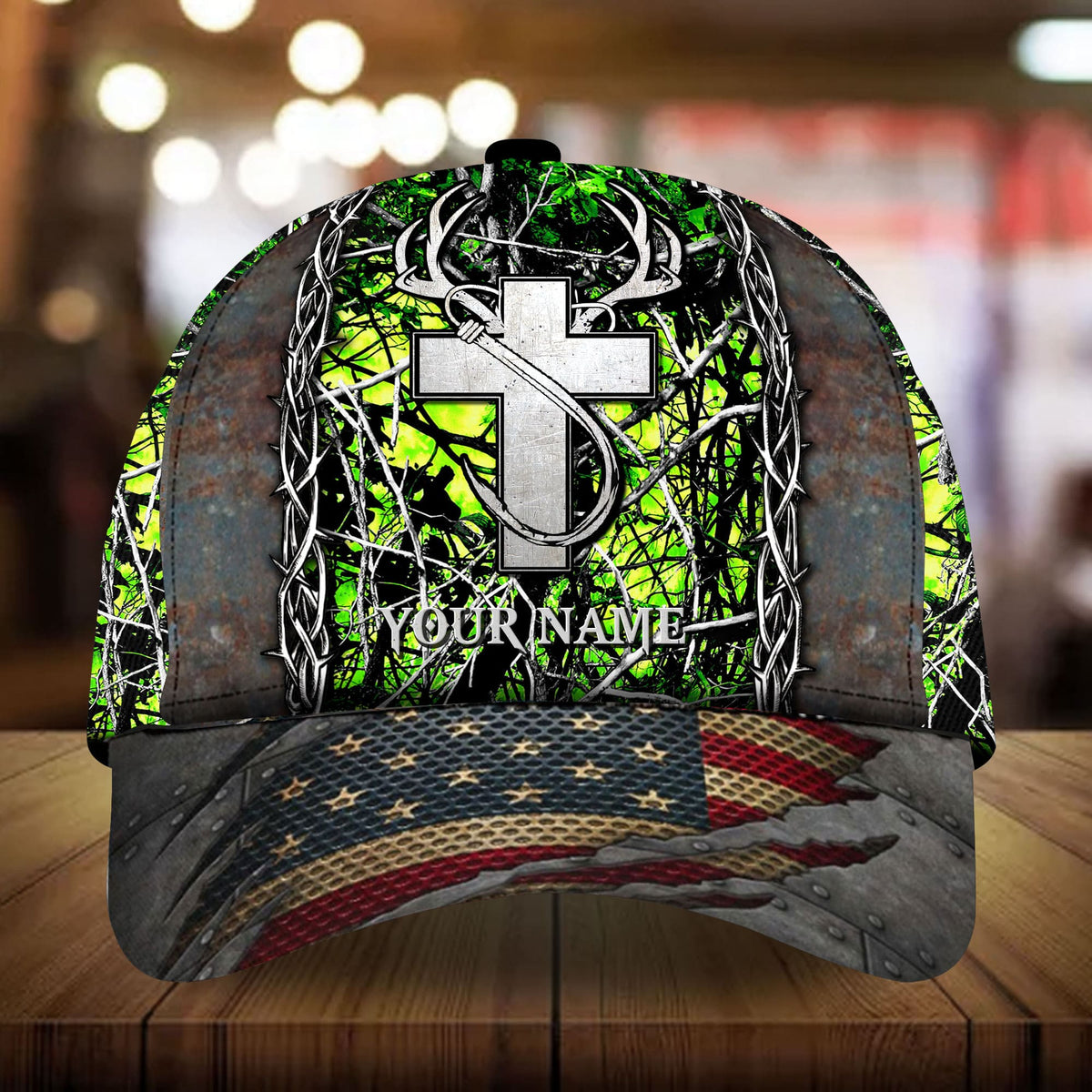Premium Cross Hunting Personalized – Classic Cap