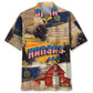 Hawaiian Shirt / Adults / S Greeting From Kansas USA Hawaiian Shirt