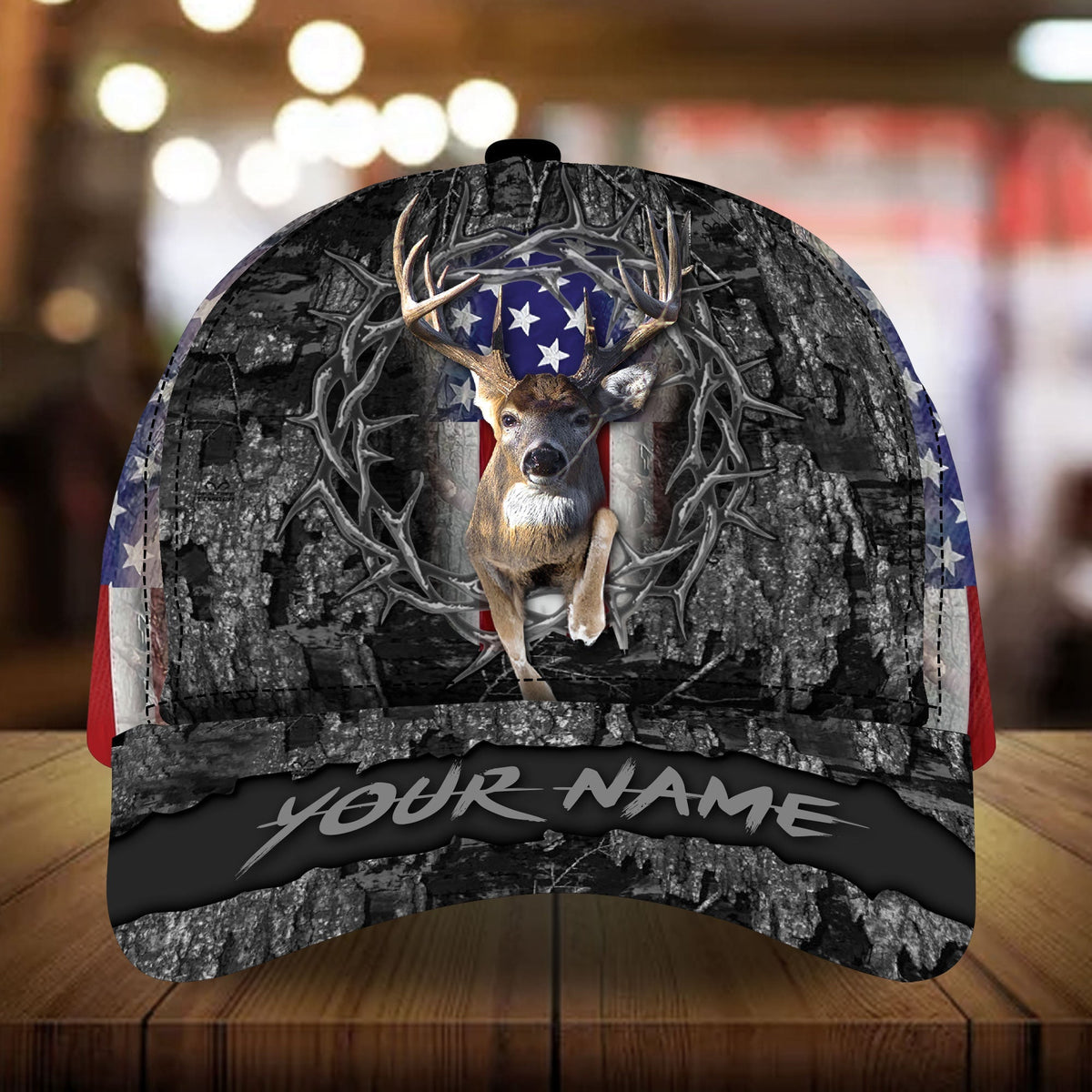 Awesome USA Deer Hunting Personalized – Classic Cap