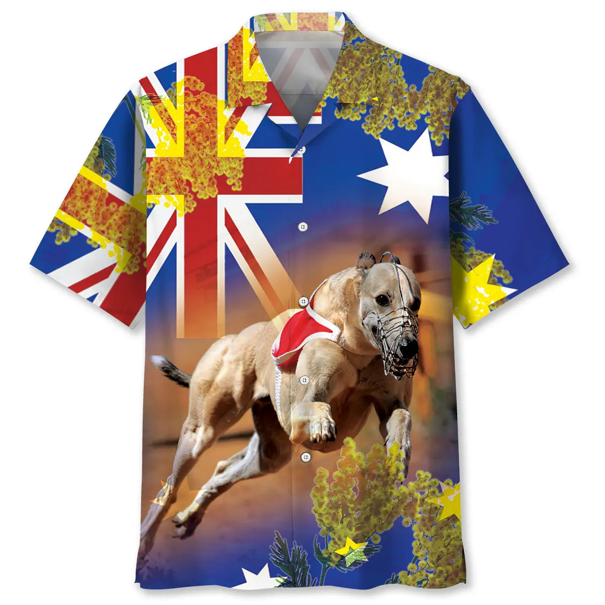 Hawaiian Shirt / Adults / S Greyhound Dog Racing Hawaiian Shirt