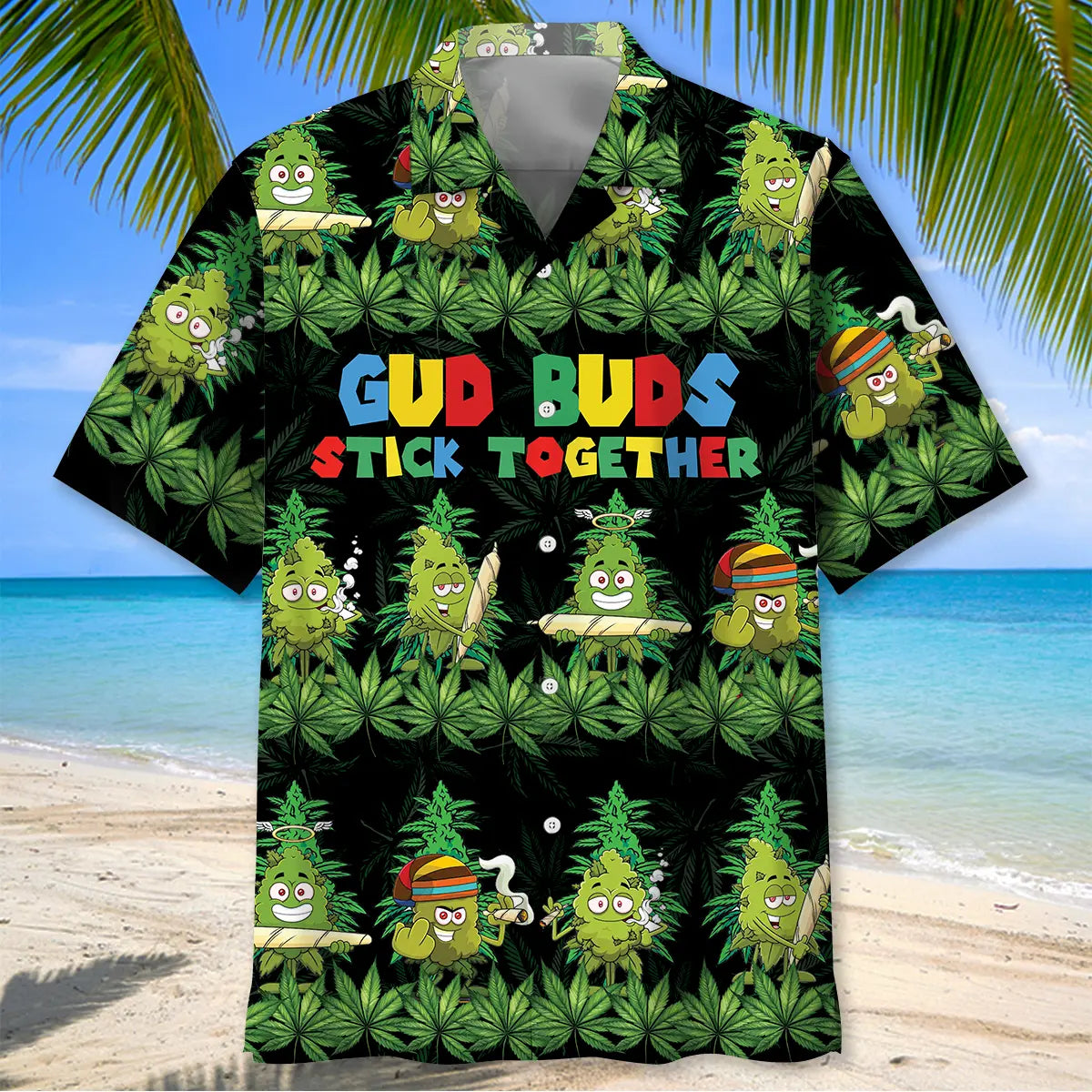 Gud Buds Stick Together Hawaiian Shirt