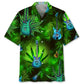 Hawaiian Shirt / Adults / S Guitar Green Hawaiian Shirt