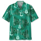 Hawaiian Shirt / Adults / S Guitar Kelly Green Hawaiian Shirt