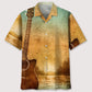 Hawaiian Shirt / Adults / S Guitar Old Paper Texture Hawaiian Shirt