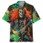 Hawaiian Shirt / Adults / S Guitar Rock Star Hawaiian Shirt