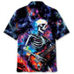 Guitar Skull Lightning Hawaiian Shirt