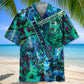 Guitar Tropical Hawaiian Shirt