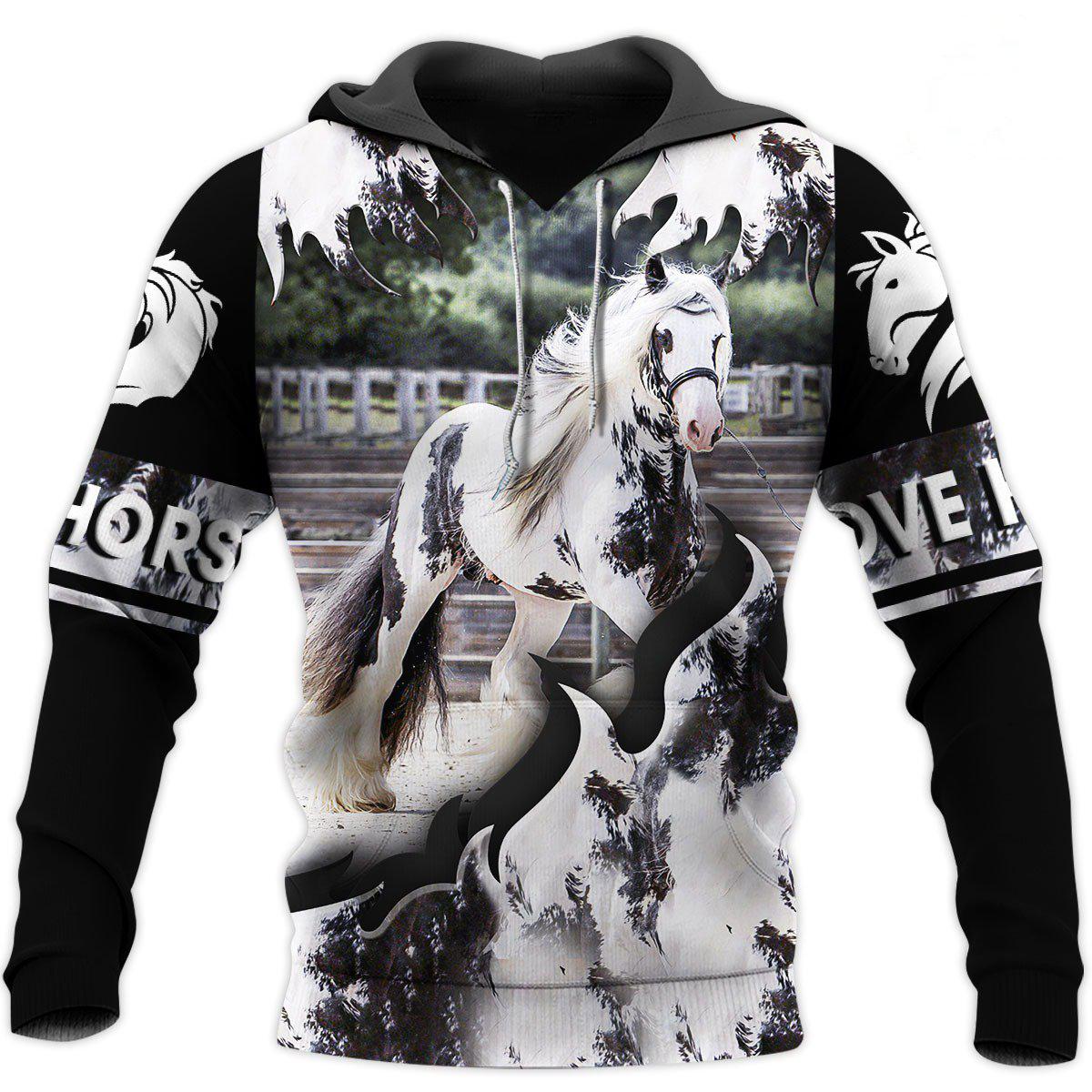 Gypsy Horse All Over Print Art – 3D Hoodie