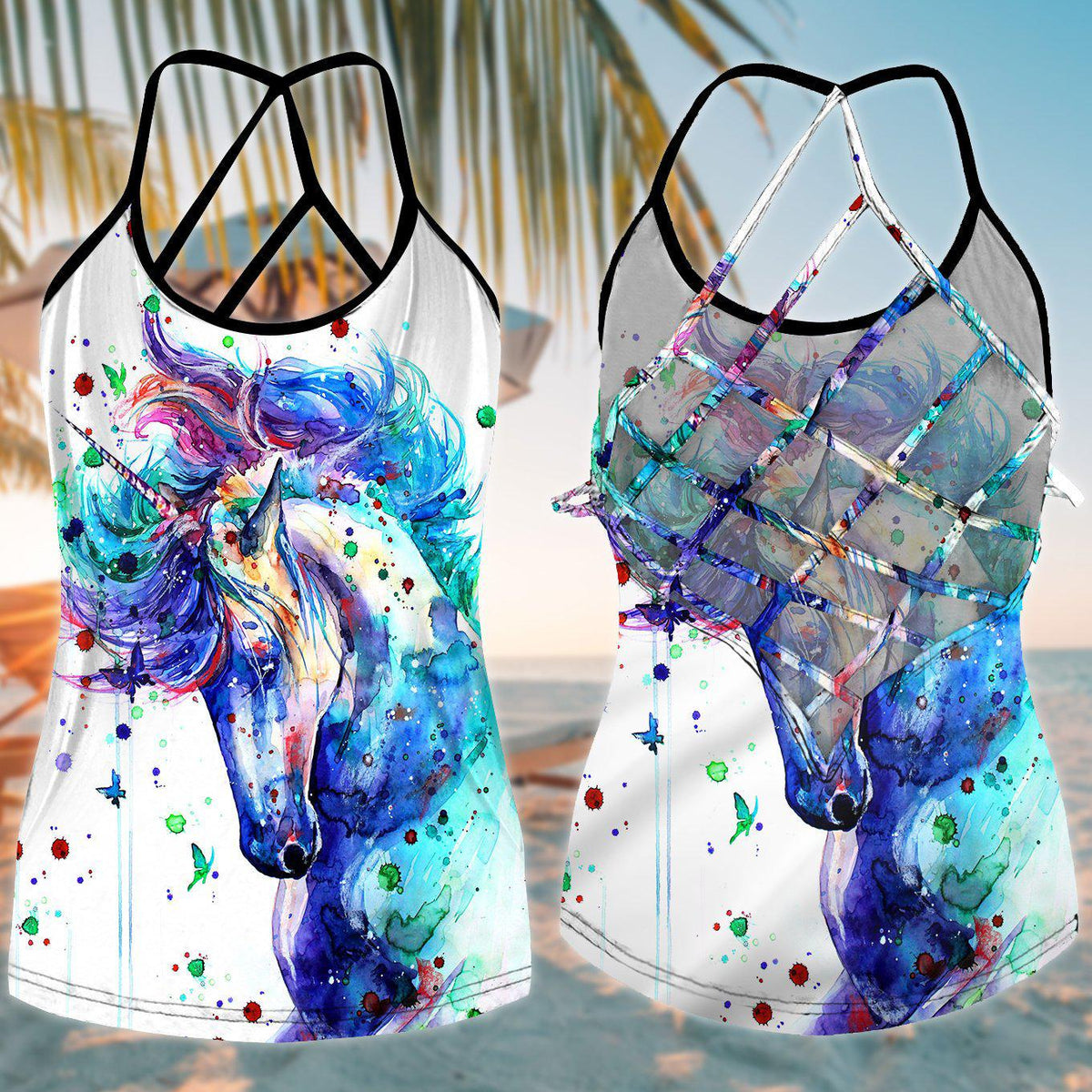 Horse Butterfly Love Limited Edition – Hollow Tank Top