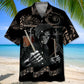 Halloween I Destroy Silence Drums Hawaiian Shirt