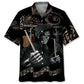 Hawaiian Shirt / Adults / S Halloween I Destroy Silence Drums Hawaiian Shirt