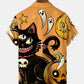Halloween Vintage Cat Pumpkin Holiday Hawaiian Shirt