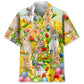 Hawaiian Shirt / Adults / S Happy Easter Day Hawaiian Shirt