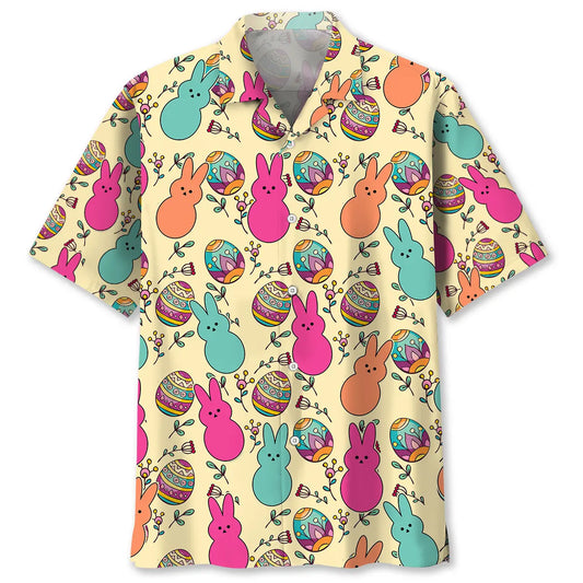 Hawaiian Shirt / Adults / S Happy Easter Day Hawaiian Shirt