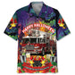 Hawaiian Shirt / Adults / S Happy Halloween Firefighter Shirt Hawaiian Shirt