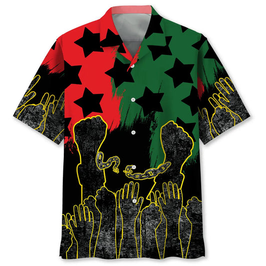 Hawaiian Shirt / Adults / S Happy Juneteenth Hawaiian Shirt