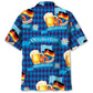 Happy Oktoberfest Blue Hawaiian Shirt