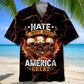 Hate Won't Make America Great Hawaiian Shirt