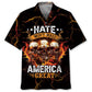 Hawaiian Shirt / Adults / S Hate Won't Make America Great Hawaiian Shirt