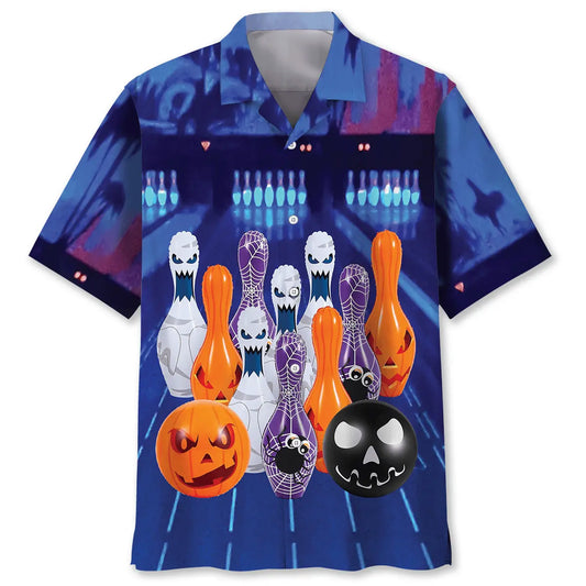 Hawaiian Shirt / Adults / S Haunted 10 Pins Hawaiian Shirt