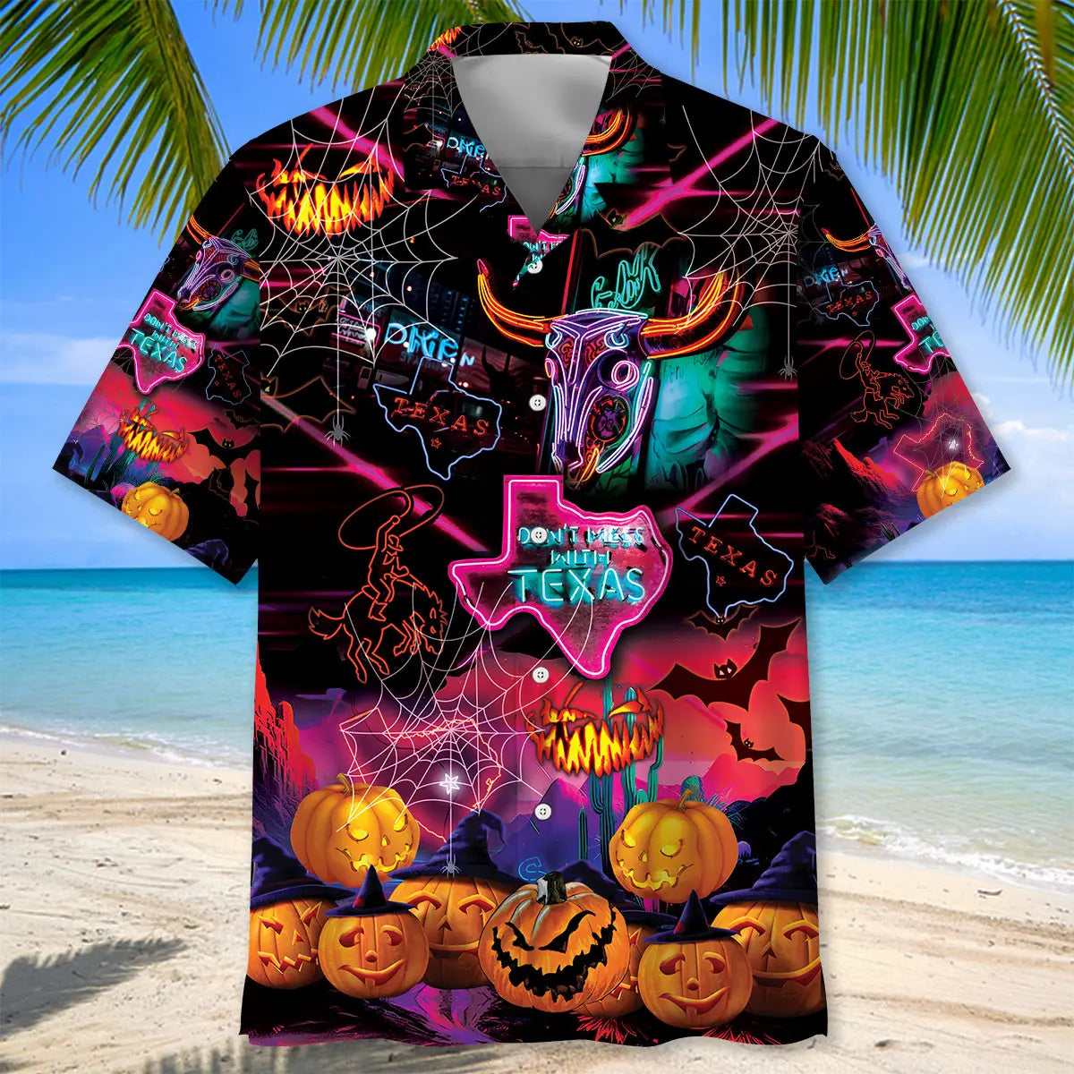 Haunted Texas State Hawaiian Shirt