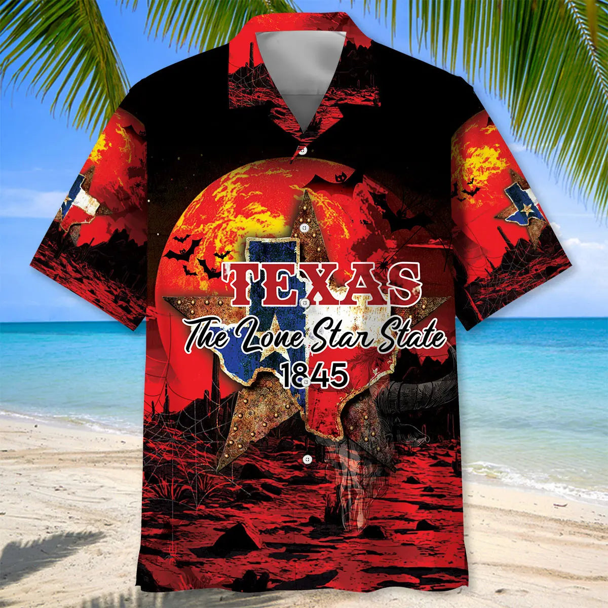 Haunted The Lone Star State Hawaiian Shirt
