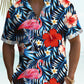 Hawaiian Shirt / Adults / S Hawaiian Aloha Flamingo Tropical Floral Beach Vacation Hawaiian Shirt