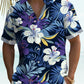 Hawaiian Aloha Tropical Floral Beach Vacation Hawaiian Shirt