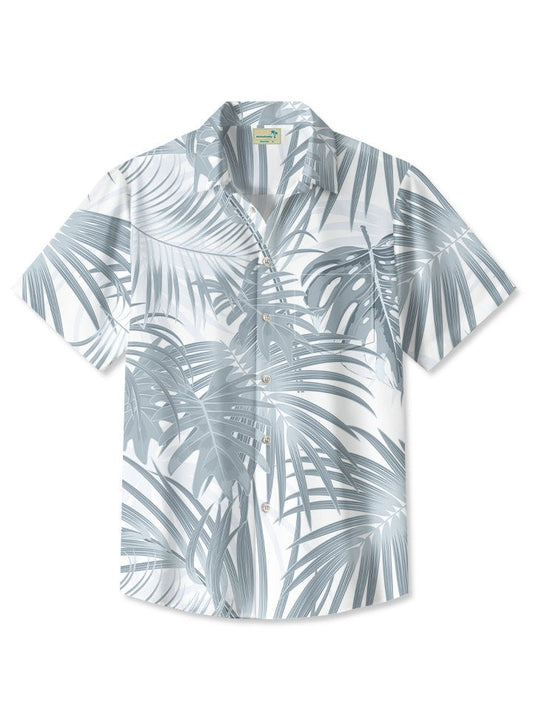Hawaiian Shirt / Adults / S Hawaiian Beach Tropical Leaves Floral Hawaiian Shirt