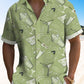 Hawaiian Cocktail Party Vintage Mid-Century Geometric Hawaiian Shirt