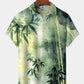 Hawaiian Shirt / Adults / S Hawaiian Ombre Tie-Dye Floral Bamboo Hawaiian Shirt