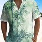 Hawaiian Shirt / Adults / S Hawaiian Plant Bamboo Ink Gradient Hawaiian Shirt