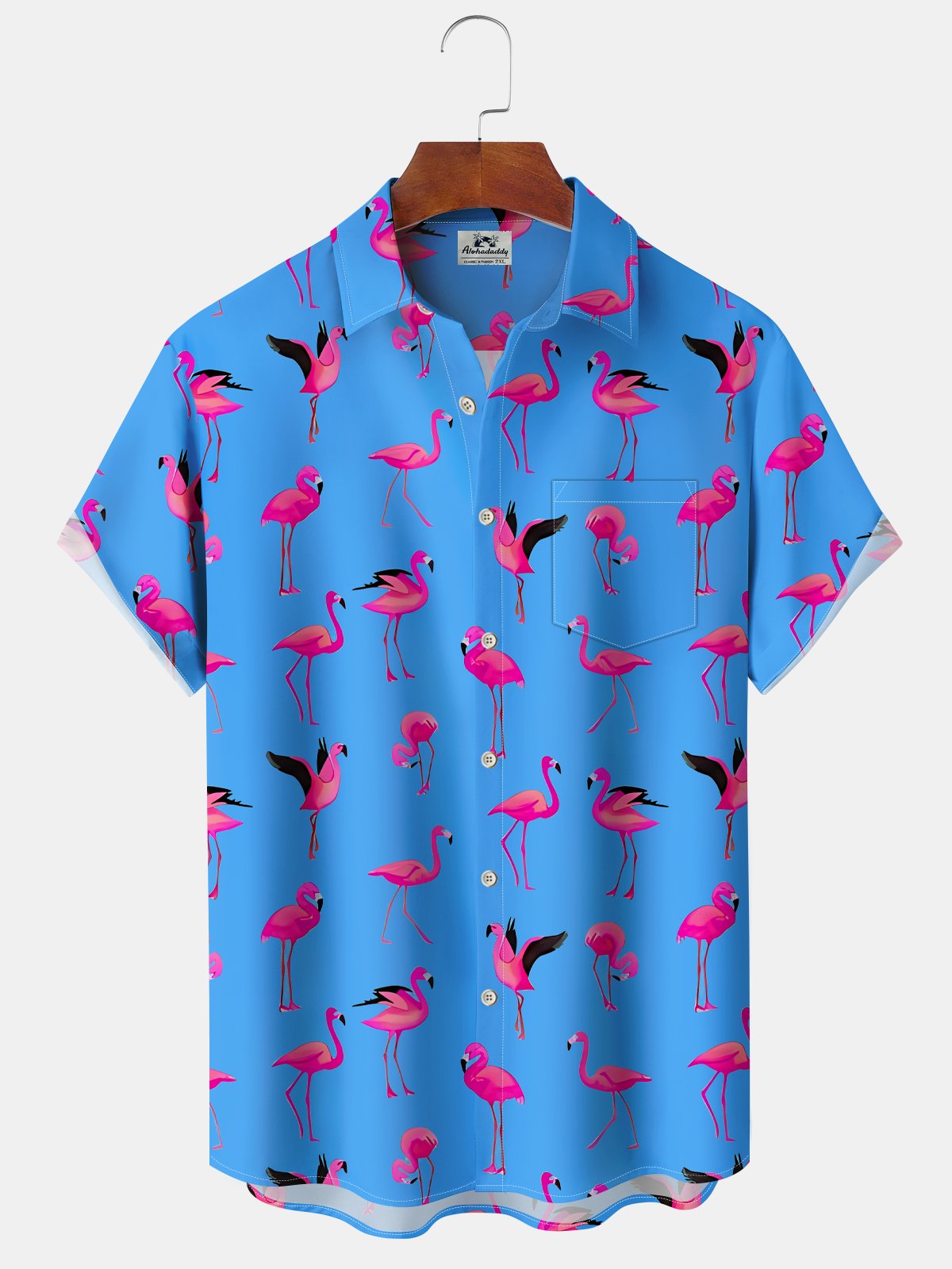 Hawaiian Shirt / Adults / S Hawaiian Tropical Beach Flamingo Vintage Vacation Hawaiian Shirt