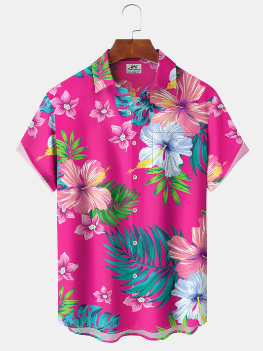Hawaiian Shirt / Adults / S Hawaiian Tropical Floral Hawaiian Shirt