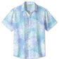 Hawaiian Shirt / Adults / S Hawaiian Tropical Leaves Floral Ombre Beach Breathable Hawaiian Shirt