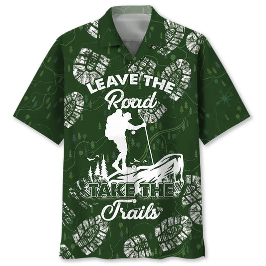 Hawaiian Shirt / Adults / S Hiking Road Hawaiian Shirt