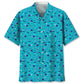 Hawaiian Shirt / Adults / S Hockey Blue Beach Hawaiian Shirt