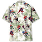Hockey Palm Tree Hawaiian Shirt