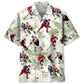 Hawaiian Shirt / Adults / S Hockey Palm Tree Hawaiian Shirt