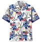 Hawaiian Shirt / Adults / S Hockey USA Theme Hawaiian Shirt