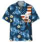 Hawaiian Shirt / Adults / S Hockey Usa Tropical Hawaiian Shirt