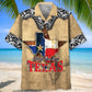Hold The Line Texas Hawaiian Shirt