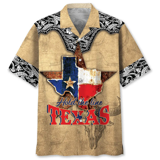 Hawaiian Shirt / Adults / S Hold The Line Texas Hawaiian Shirt