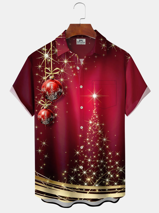 Hawaiian Shirt / Adults / S Holiday Christmas 3D Christmas Tree Hawaiian Shirt