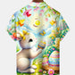 Holiday Vintage Easter Egg Bunny Cartoon Hawaiian Shirt