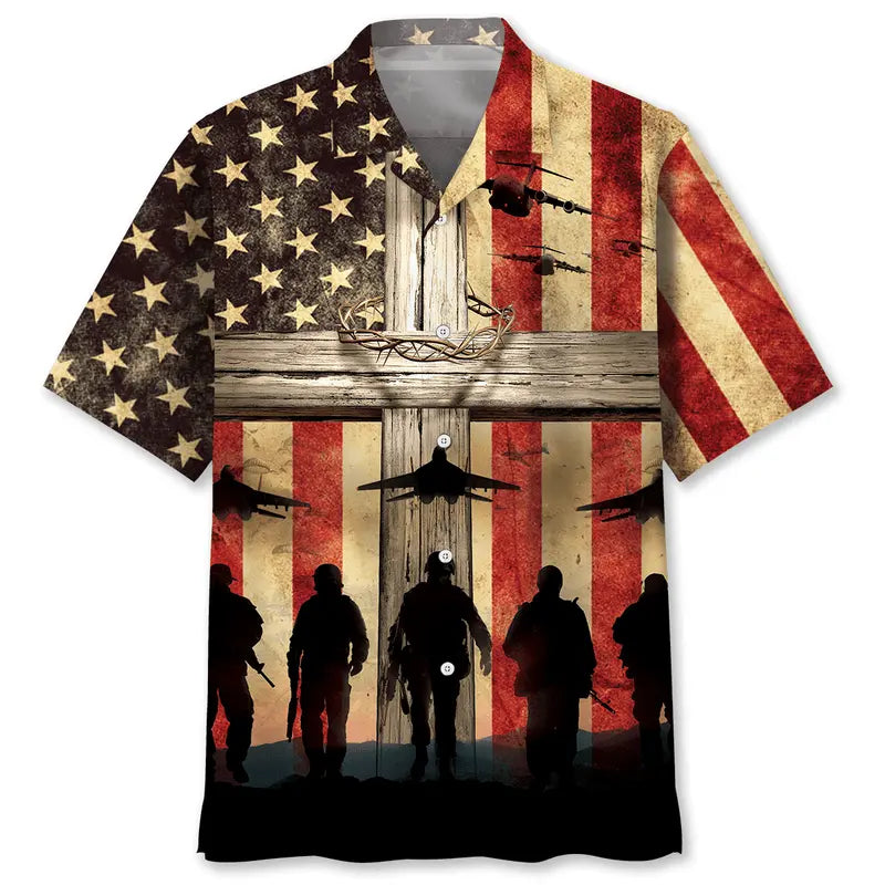 Hawaiian Shirt / Adults / S Honor The Fallen Hawaiian Shirt