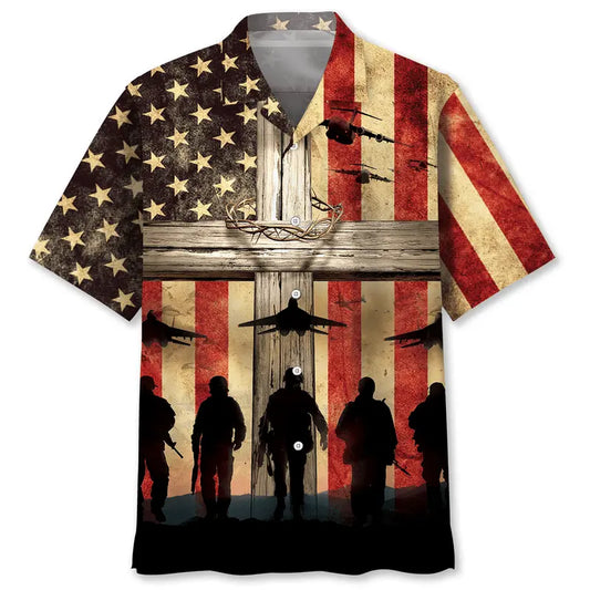 Hawaiian Shirt / Adults / S Honor The Fallen Hawaiian Shirt